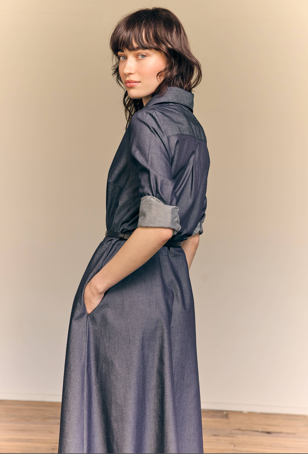 Katherine Dress Cotton Denim